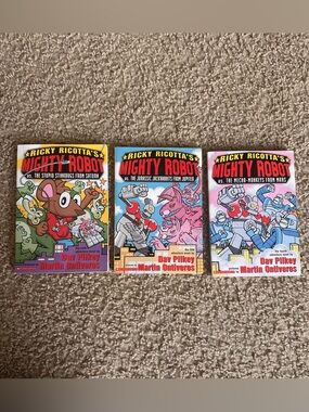 Ricky Ricotta's Mighty Robot Book Set